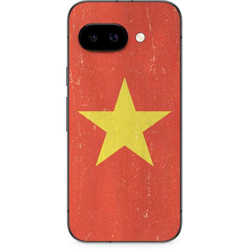 Vietnam Flag Distressed Google Pixel 9a Skin